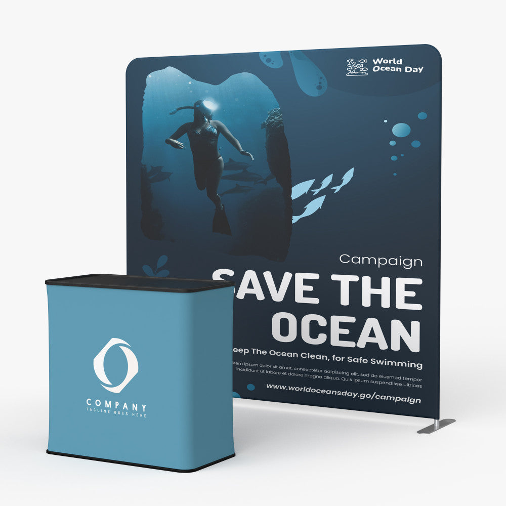 Straight Tension Fabric Displays